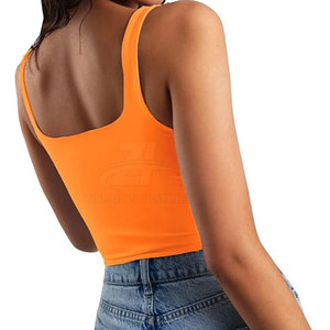 Vêtements de sport sans manches, nouveau style, débardeur court pour femme, en stock, fabriqué avec les meilleurs matériaux, débardeur court pour femme - Product Image 3