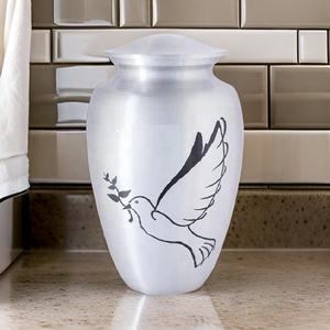 Urne funéraire en argent, souvenir commémoratif pour pigeon, cendres humaines, couvercle sécurisé, design personnalisé, vente en gros à bas prix, pot funéraire - Product Image 4