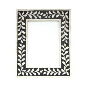 กรอบรูปจากอินเดียกรอบกระจกสำหรับตกแต่งบ้านพร้อมโลโก้ทำจากไม้แกะสลักตามสั่ง - Product Image 1