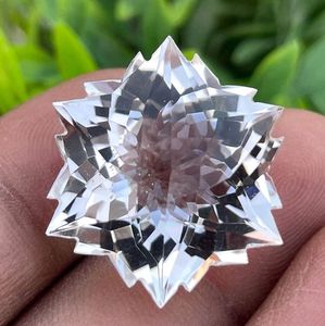 <b>Natural</b> <b>Crystal</b> Snowflake Star Cut Gemstone for Jewelry Making India - Product Image 4