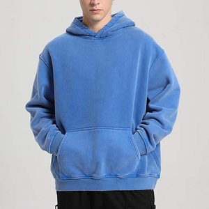 Fabrication de vêtements, sweats à capuche pour hommes en molleton 100% coton, légers, à enfiler, dernier design, respirants, vêtements d'hiver décontractés - Product Image 1