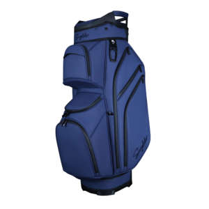 Sac de golf en cuir PU de nouvelle conception, imperméable, de qualité supérieure, marron, avec 14 compartiments, logo brodé personnalisé - Product Image 1