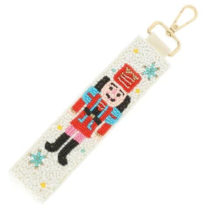 Nuevo y Elegante Llavero de Tela Clásica Personalizado con Cuentas de Iris, Ajustable, para el Día del Partido de Mardi Gras, Accesorios Personalizados - Product Image 2