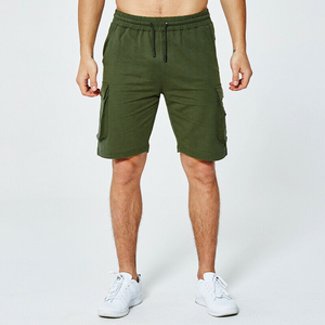 Pantalones Cortos de Playa 2 en 1 para Hombre, Cintura Elástica, Forro de Malla para Gimnasio, Diseño Sólido, Tejido No Tejido para Correr y Hacer Ejercicio - Product Image 3
