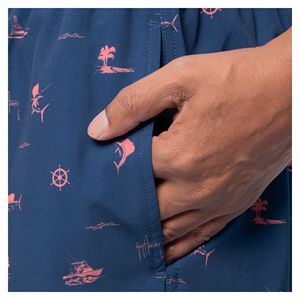 Shorts de Playa Casuales de Verano para Hombre, 100% Poliéster, con Bolsillos, Logotipo Personalizado Impreso, Impermeables y con Protección UV, Venta al Por Mayor - Product Image 2