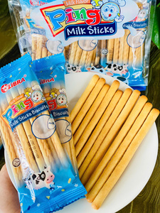 บิสกิตแท่งนมพิงโก้กรอบหวานพรีเมียม ขายดี 186 กรัม 9 ซอง/ถุง ไขมันต่ำ คาร์โบไฮเดรตต่ำ โซเดียมต่ำ โรลลิ่ง ลิบรา - Product Image 4