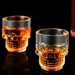 Verre à shot en verre transparent en forme de crâne, réutilisable, pour spiritueux, pour bar et fêtes, 50ml 60ml 70ml - Product Image 6