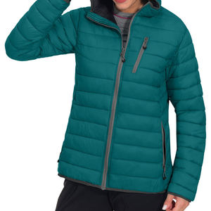 OEM Factory Prices Women's Customized Heated Eco-Friendly <b>Quilted</b> Puffer Coat Jacket Nylon Lining Waterproof Breathable Casual - Product Image 6