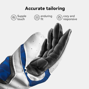 Leather <b>Baseball</b> Softball Batting <b>Gloves</b> Lightweight Durable Full Finger Breathable Anti Wrinkle Quick Dry Non Slip - Product Image 4