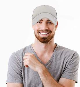 INDEX APPAREL Gray Black Mesh Trucker Cap 6-Panel Adjustable Unisex Casual <b>Hat</b> Spring <b>Summer</b> Solid Color - Product Image 4