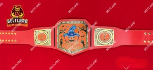Ceinture de champion Halloween Pumpkin en alliage de zinc, taille haute, en cuir PU, unisexe, design personnalisé, équipement d'arts martiaux - Product Image 3
