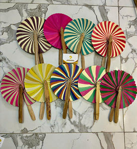 Abanico tradicional vietnamita de fibra de palma para decoración de ceremonias al aire libre con personalización de etiqueta privada - Product Image 6