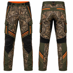 Pantalones de Caza MEGAMAPLE para Hombre, Casuales, con Estampado de Camuflaje, de Tela Suave, Impermeables, sin Mangas, Transpirables, de Poliéster, para Otoño - Product Image 1