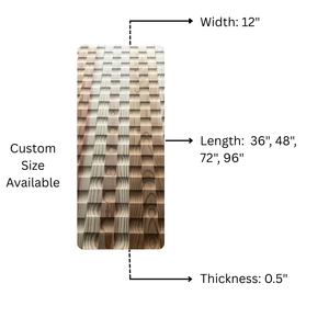 Revestimiento de Paredes Moderno y Clásico, Paneles de Madera Maciza Insonorizantes para Interiores, Solución Decorativa para el Hogar - Product Image 2