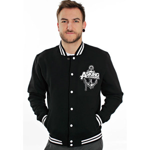 Veste d'hiver personnalisée OEM pour homme, style bomber vintage Letterman, col montant, broderie chenille, cuir - Product Image 1