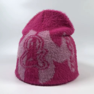 Chapeaux d'hiver en tricot chauds et colorés unisexes de qualité supérieure OEM, personnalisables - Product Image 6