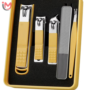 High-Grade Stainless Steel Nail Clipper & Cutter Custom Logo Home Manicure & <b>Pedicure</b> <b>Set</b> for Men & Women Box Packing - Product Image 4