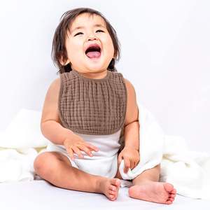 Baberos de Muselina Suave, 95% Bambú, 5% Elastano, Cómodos y Elásticos - Product Image 5