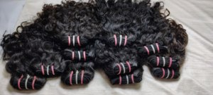 Extensiones de Cabello Humano Virgen de Templo Indio del Sur, Cabello Indio Natural sin Procesar, 100% Cabello de Templo Indio con Cutículas Alineadas - Product Image 6
