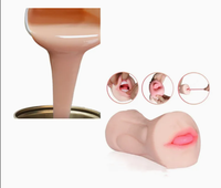 Caoutchouc de silicone liquide bicomposant couleur chair, dureté personnalisée, matière première pour la fabrication de poupées adultes et de mannequins grandeur nature