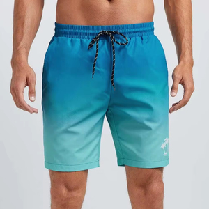 Shorts de bain pour hommes personnalisés avec logo, décontractés, à séchage rapide, écologiques, respirants, avec doublure de compression, shorts de plage personnalisés - Product Image 1
