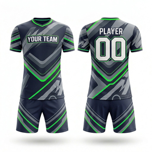 Ensembles de maillots de football personnalisés pour hommes, uniformes de football pour adultes, maillots de football - Product Image 4