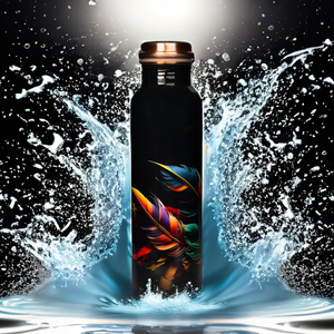 Botella de Cobre de 1000 ml con Diseño Impreso Único, Beneficios para la Salud, a Prueba de Fugas, para Hogar y Oficina, Bebedero de Cobre Exclusivo - Product Image 3