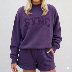 Ensemble court d'hiver Urban Elite pour femmes, col montant, doux, thermique, deux pièces, tenue élégante et chaude pour l'extérieur par temps froid - Product Image 1