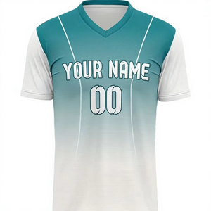Camiseta Deportiva Sublimada con Logotipo Personalizado, Patrón, Nombre del Equipo, Nombre del Jugador, Número, 100% Poliéster Malla Ligera Gsm - Product Image 1
