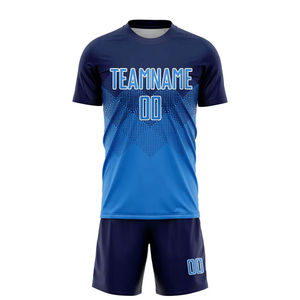 Cheap Price Unisex <b>Soccer</b> Uniform Customized Training Sportswear Breathable Sublimated Print V-neck Short Sleeve Football - Product Image 3