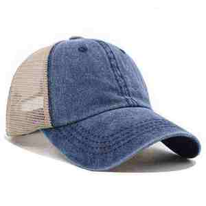 Casquette Trucker Unisexe Ajustable Broderie Logo Personnalisable la Plus Vendue – Casquette de Baseball Vierge 5 Panneaux 100% Coton Respirant - Product Image 4