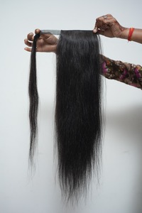 Extensiones de Cabello de Cola de Caballo Premium / Cabello Humano, Acabado Natural, Fácil de Fijar con Clip, Ligeras y Duraderas - Product Image 2