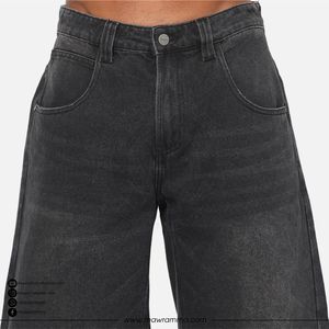 กางเกงยีนส์ขาสั้นผู้ชายคุณภาพสูง ยูนิเซ็กส์ สไตล์วินเทจ สำหรับฤดูร้อน เหมาะกับกิจกรรมกลางแจ้ง ปักโลโก้ ลำลอง ทรงคลาสสิค ตรง ใส่สบาย เป็นมิตรต่อสิ่งแวดล้อม - Product Image 2