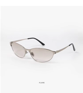 Lunettes de soleil futuristes Y2K de style ovale pour hommes et femmes, lunettes de soleil rétro de luxe de haute qualité - Product Image 6