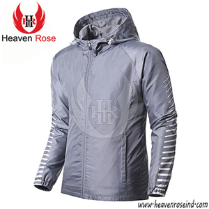 <b>Men</b>’s <b>Lightweight</b> Hooded Windbreaker <b>Jacket</b> Waterproof Quick Dry Running Training Sports <b>Jacket</b> Breathable Mesh Lining - Product Image 3