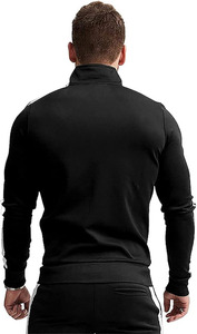 Mens Modernist Solid Casual <b>Tracksuit</b> Set Premium Two-Piece Breathable Reversible Eco-Friendly Designer Ensemble - Product Image 2