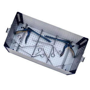 Juego de Instrumentos Quirúrgicos Ortopédicos para Cirugía de Columna Lumbar, Instrumentos Quirúrgicos de Neurocirugía de Acero Inoxidable, Caja Esterilizada, Manual MOL - Product Image 3