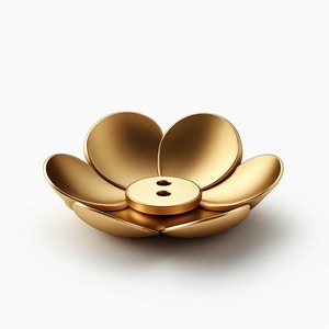 Porte-encens décoratif en métal avec un design géométrique raffiné pour les espaces de méditation, les salles de yoga et les accessoires de maison de luxe - Product Image 1
