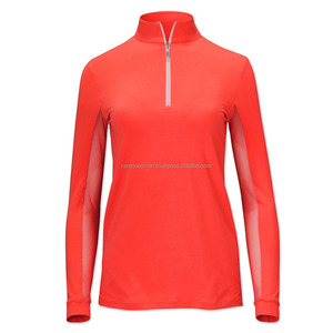 OEM Black Competition Latest Wholesale Sport Shirt Horse Riding Tops Long Sleeves <b>Equestrian</b> Riding Shirt - Product Image 5