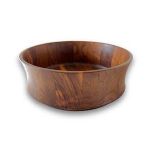 Cuencos de madera hechos a medida en varios tamaños para decoración del hogar y aptos para mesas de comedor en tiendas de artículos para el hogar, cuenco natural para servir. - Product Image 4