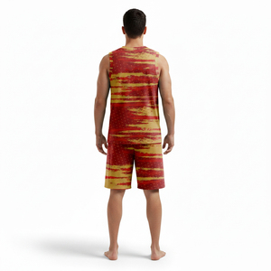 Uniforme de Baloncesto Personalizado Hecho en Pakistán, Impreso por Transferencia de Calor, Unisex, Manga Corta, Anti-UV, Antibacteriano, 100% Impreso - Product Image 2