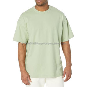 เสื้อยืดผู้ชายคอตตอน 100% ทรงโอเวอร์ไซส์ ไหล่ตก สไตล์สตรีทแวร์ ไซส์พลัส สำหรับขายส่งแบบ OEM - Product Image 1