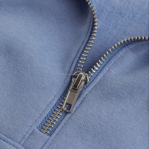 Sudadera con capucha para hombre con logotipo personalizado de alta calidad, jersey con media cremallera y forro polar de algodón - Product Image 6