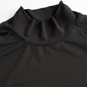 Camiseta de Compresión de Cuello Alto para Hombre, para BJJ, MMA, Surf, Gimnasio, Ropa Deportiva Elástica, Ropa de Entrenamiento de Artes Marciales - Product Image 4