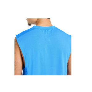 Camiseta Deportiva sin Mangas para Hombre, Personalizada, de Alta Calidad, 100% Algodón, Cuello Redondo Acanalado, Secado Rápido, Transpirable, Ecológica, para Gimnasio de Verano - Product Image 3