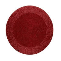 Napperon rond perlé bleu vif Chargeur de table fait main pour décor côtier, événements sur le thème de la plage et paysages de table audacieux
