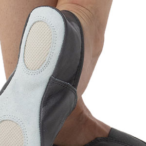 Zapatillas deportivas unisex con logotipo personalizado, de cuero genuino, para gimnasia y danza, con plantilla plana de invierno y suela de goma ligera. - Product Image 5