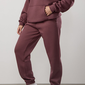Pantalon de jogging mi-long en coton pour femme, coupe-vent, élastique, respirant, séchage rapide, grandes tailles, impression de logo personnalisée, vente en gros, bas de sport - Product Image 3