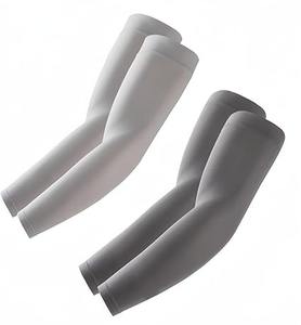 ปลอกแขนสีพื้น ดีไซน์ทันสมัย ป้องกันรังสียูวี ผ้าระบายความร้อน น้ำหนักเบา ยืดหยุ่นได้ เหมาะสำหรับวิ่ง ปั่นจักรยาน และออกกำลังกาย - Product Image 2