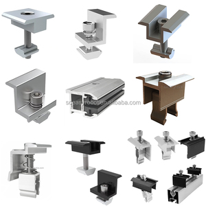 30mm 35mm alüminyum GÜNEŞ PANELI PV klip U şekli orta uç kelepçe güneş montaj sistemi için - Product Image 6